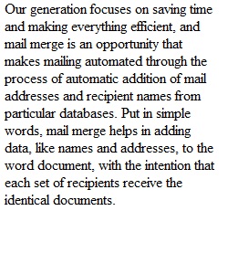 Week 3 Discussion Mail Merge_Application Integration Software